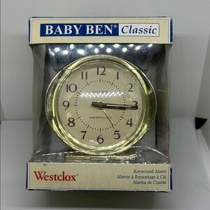Baby Ben new in Box Clock Vintage